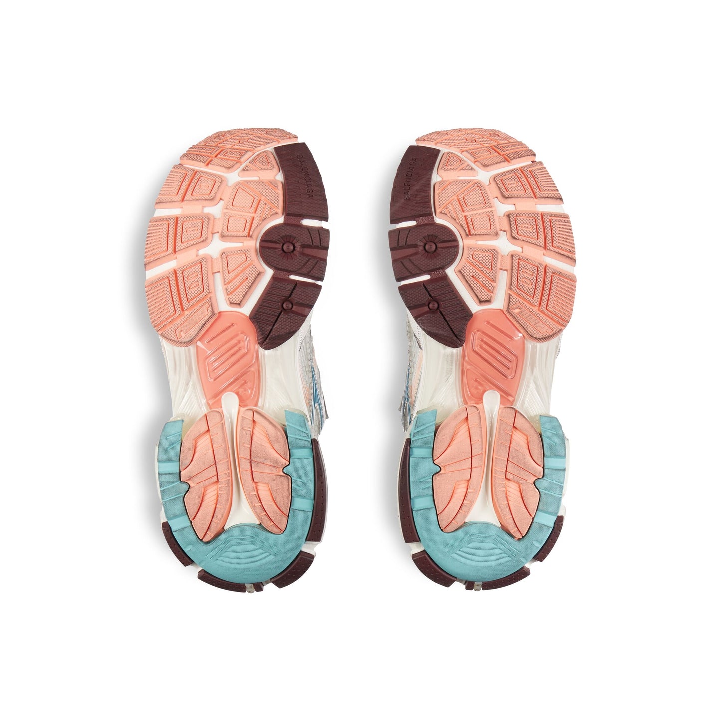 Balenciaga Runner Sneaker in White/yellow/pink/blue