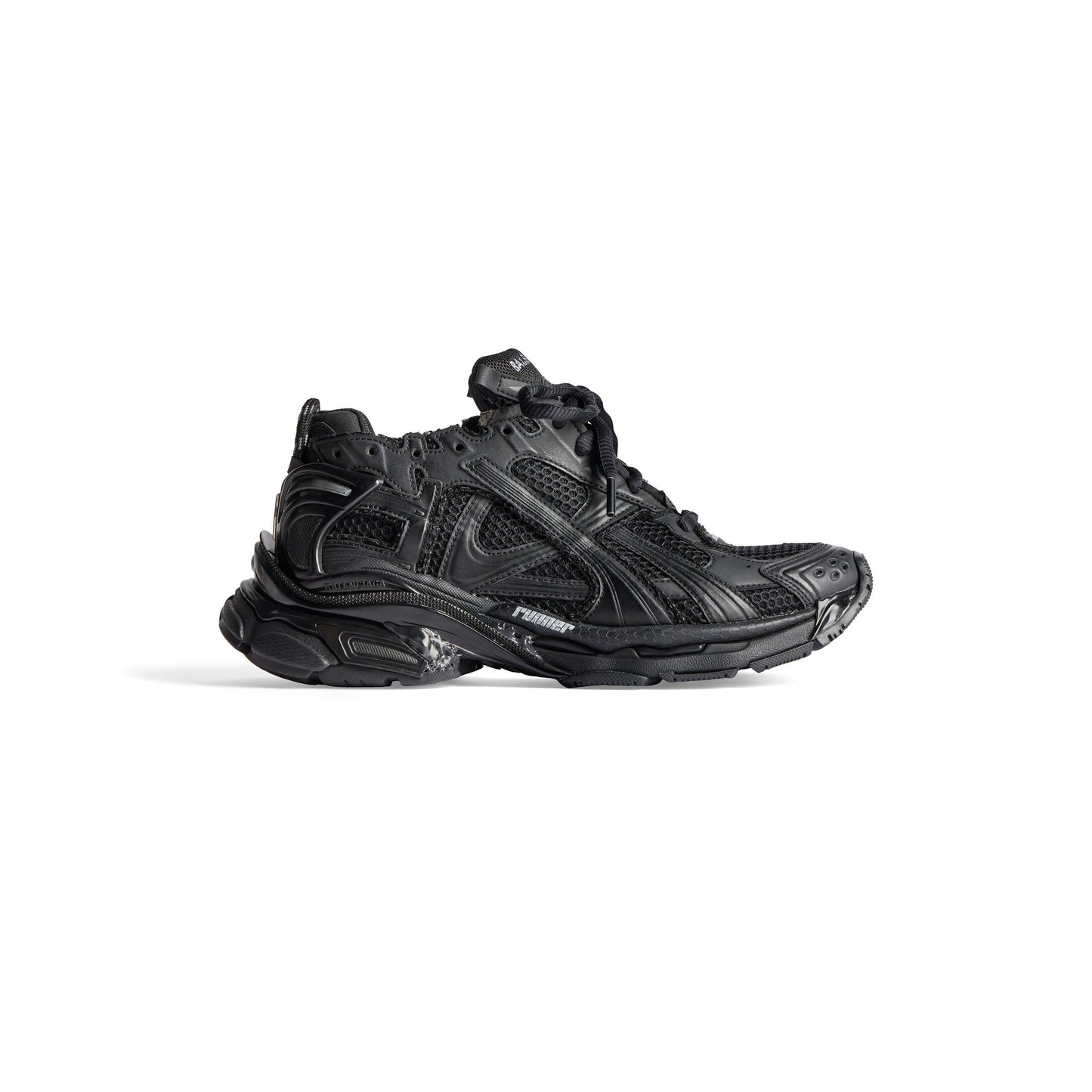 Balenciaga Men's Runner Sneaker in Black