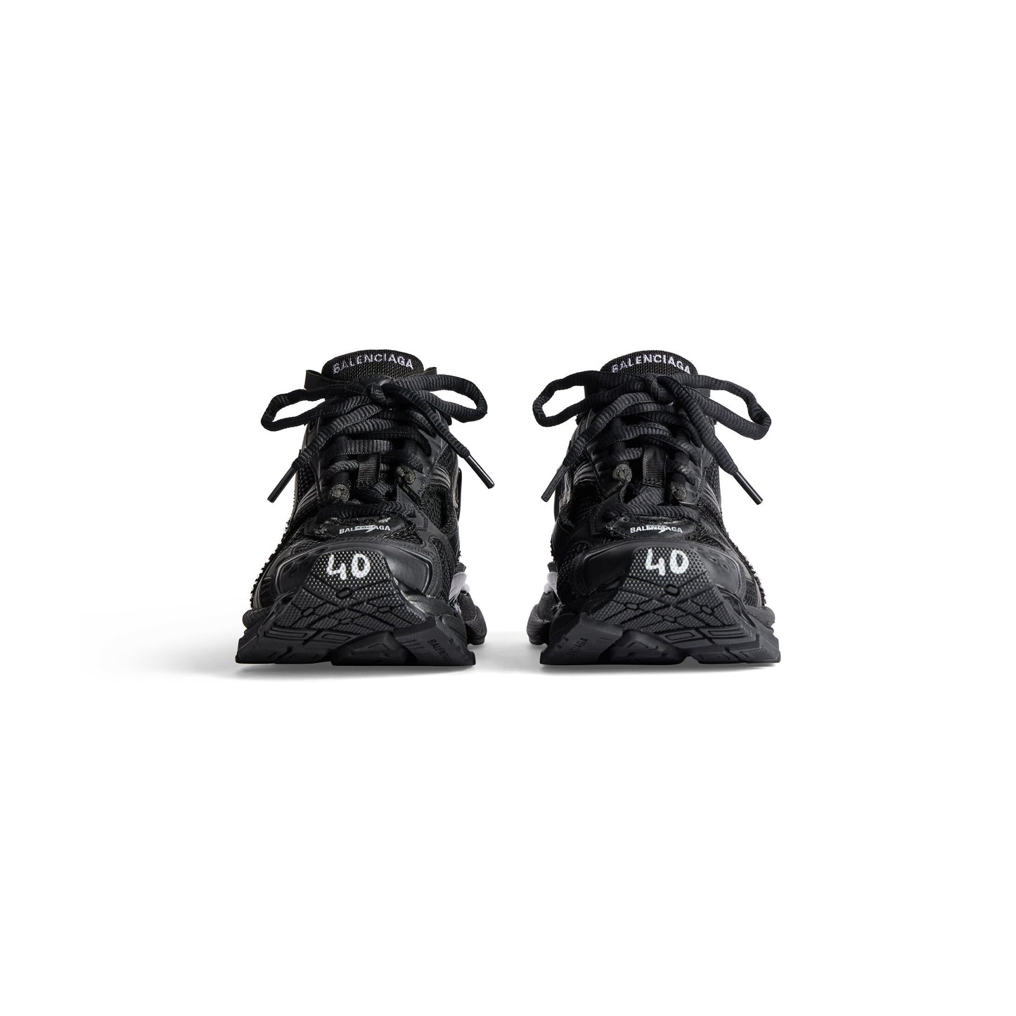 Balenciaga Men's Runner Sneaker in Black
