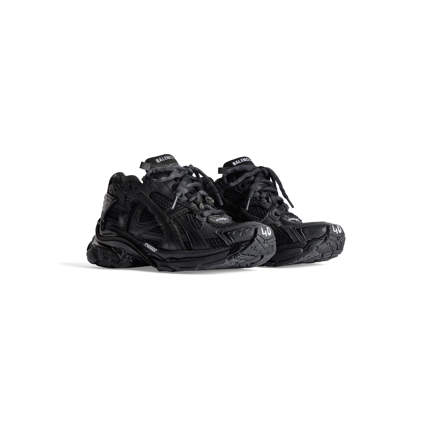 Balenciaga Men's Runner Sneaker in Black